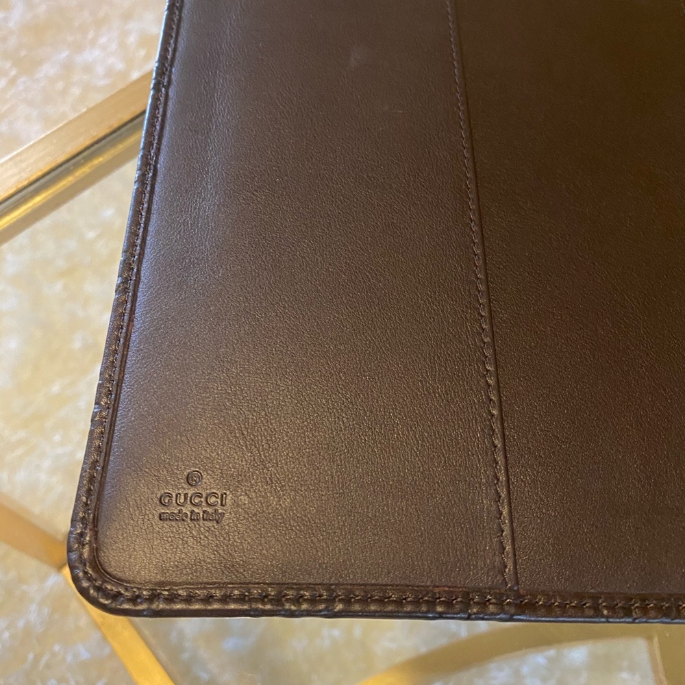 Gucci IPad Leather Case Brown - Picture 3 of 7